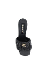 MIU MIU 36.5 logoed sandals