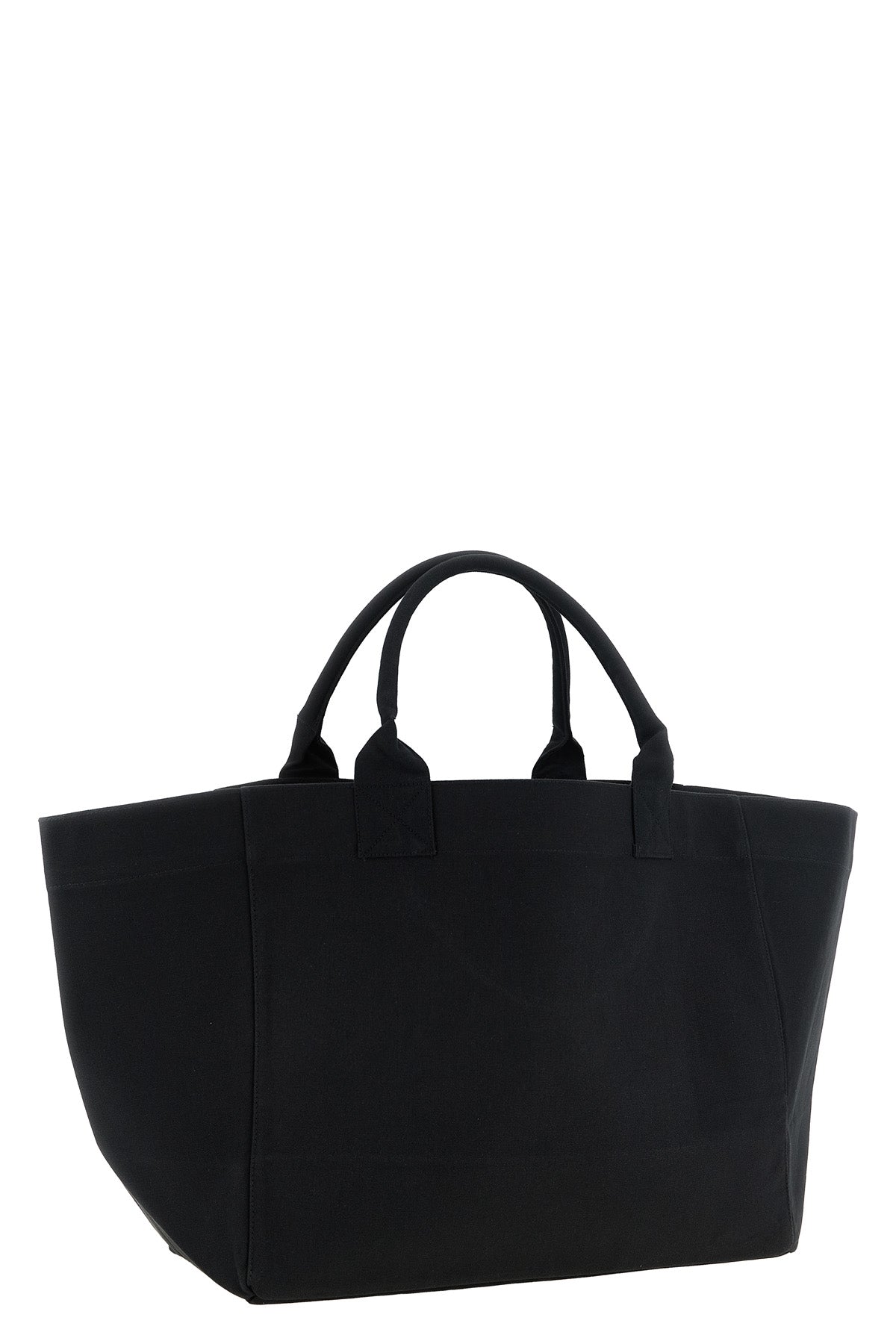 the xxl shopper bag by ganni stands out for its oversized and unstructured silh