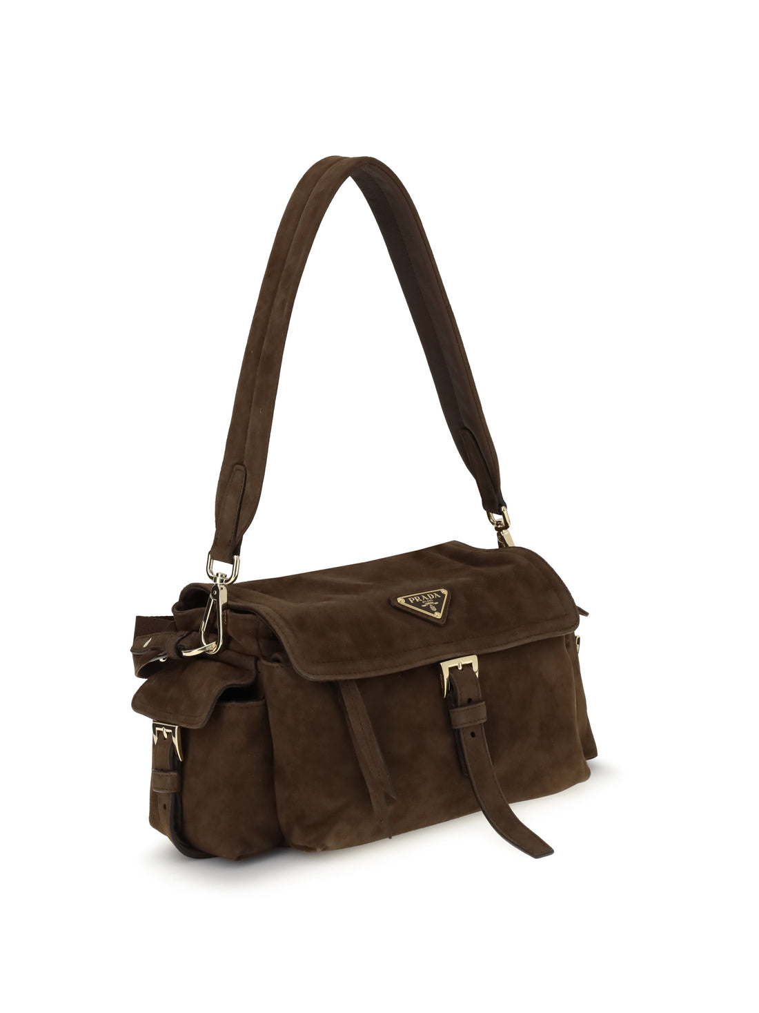 explore medium suede shoulder bag