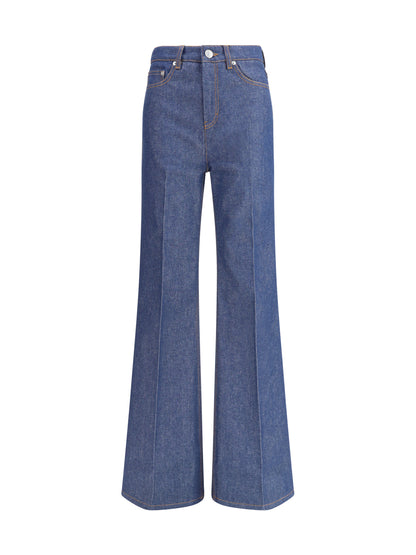AMI PARIS 25 flare fit jeans in raw