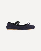 Miu Miu Suede Ballerinas Blue
