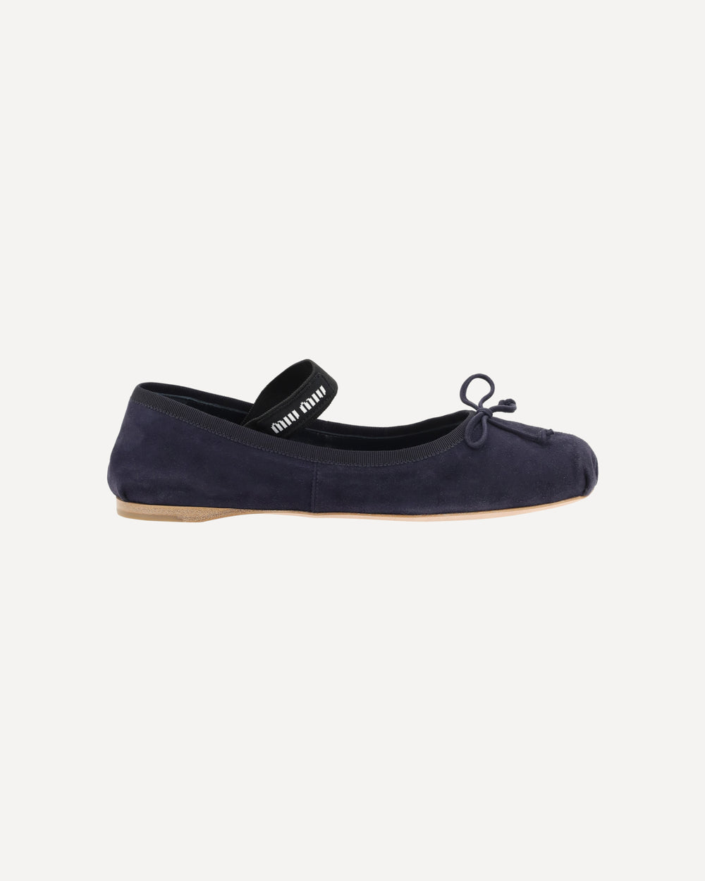 Miu Miu Suede Ballerinas Blue