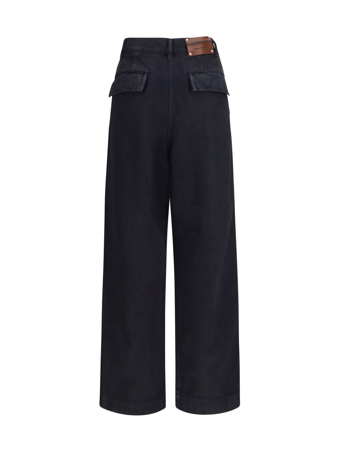 DRIES VAN NOTEN 34 wide-leg jeans