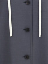 MIU MIU 38 hooded long coat