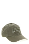 used-effect washed cotton canvas cap