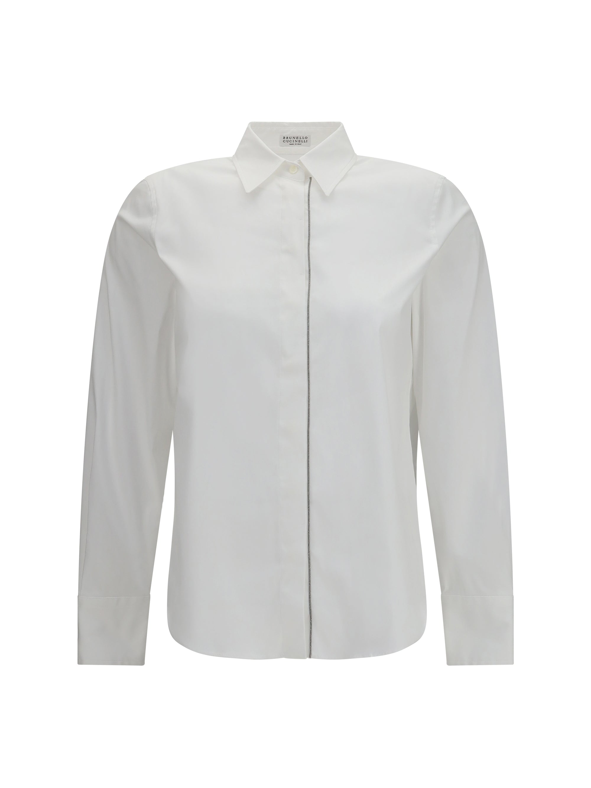 stretch cotton poplin shirt