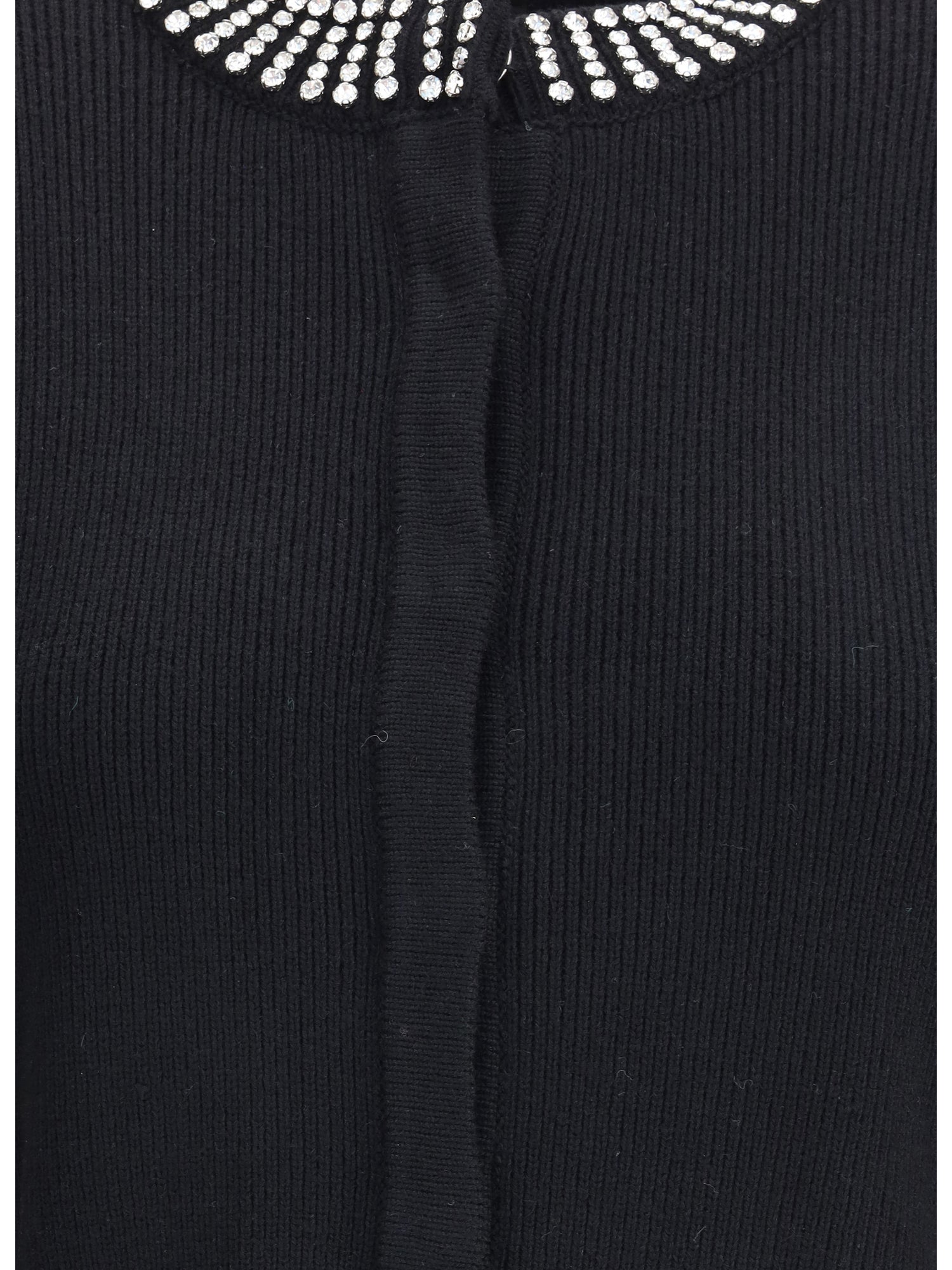 PINKO L rhinestone cardigan