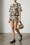 mini hobo handbag in textured faux leather
