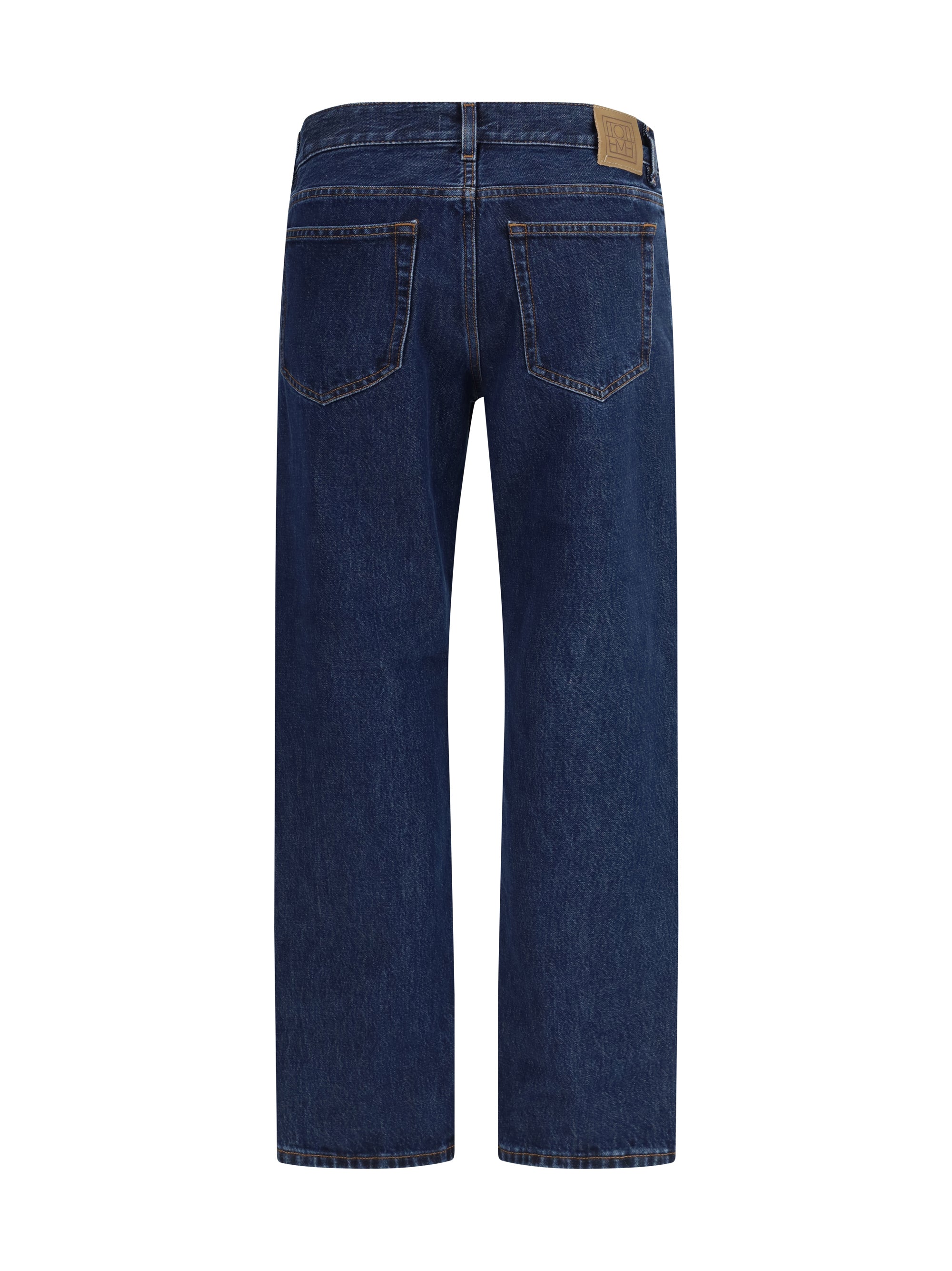 low straight denim