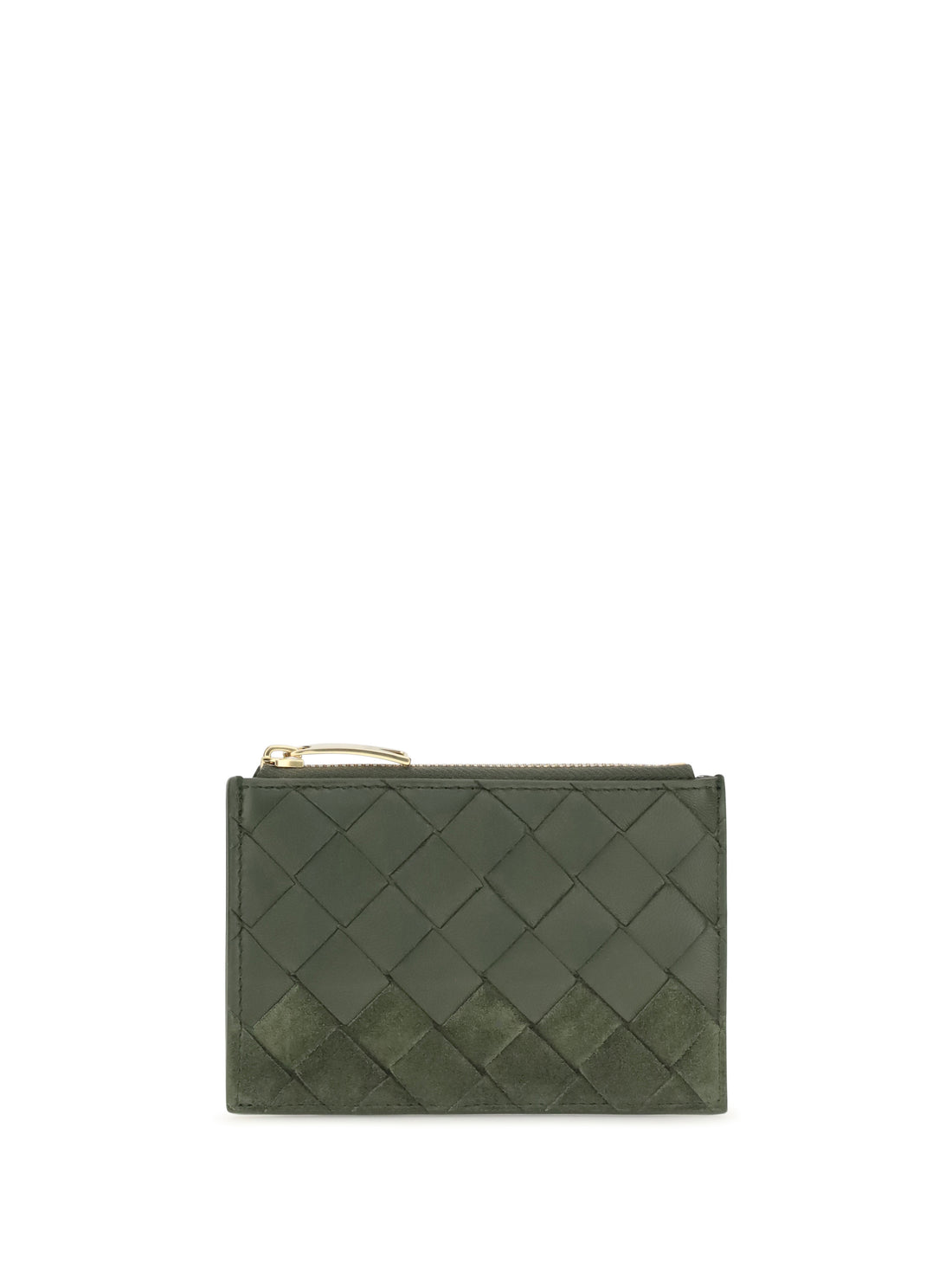 BOTTEGA VENETA OS intrecciato zip cardholder