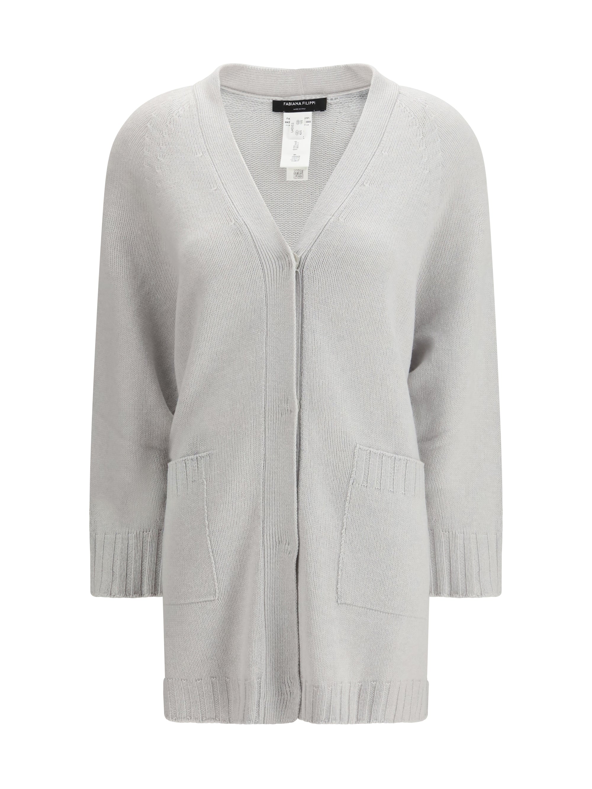 cardigan in fine knit with a v-neckline