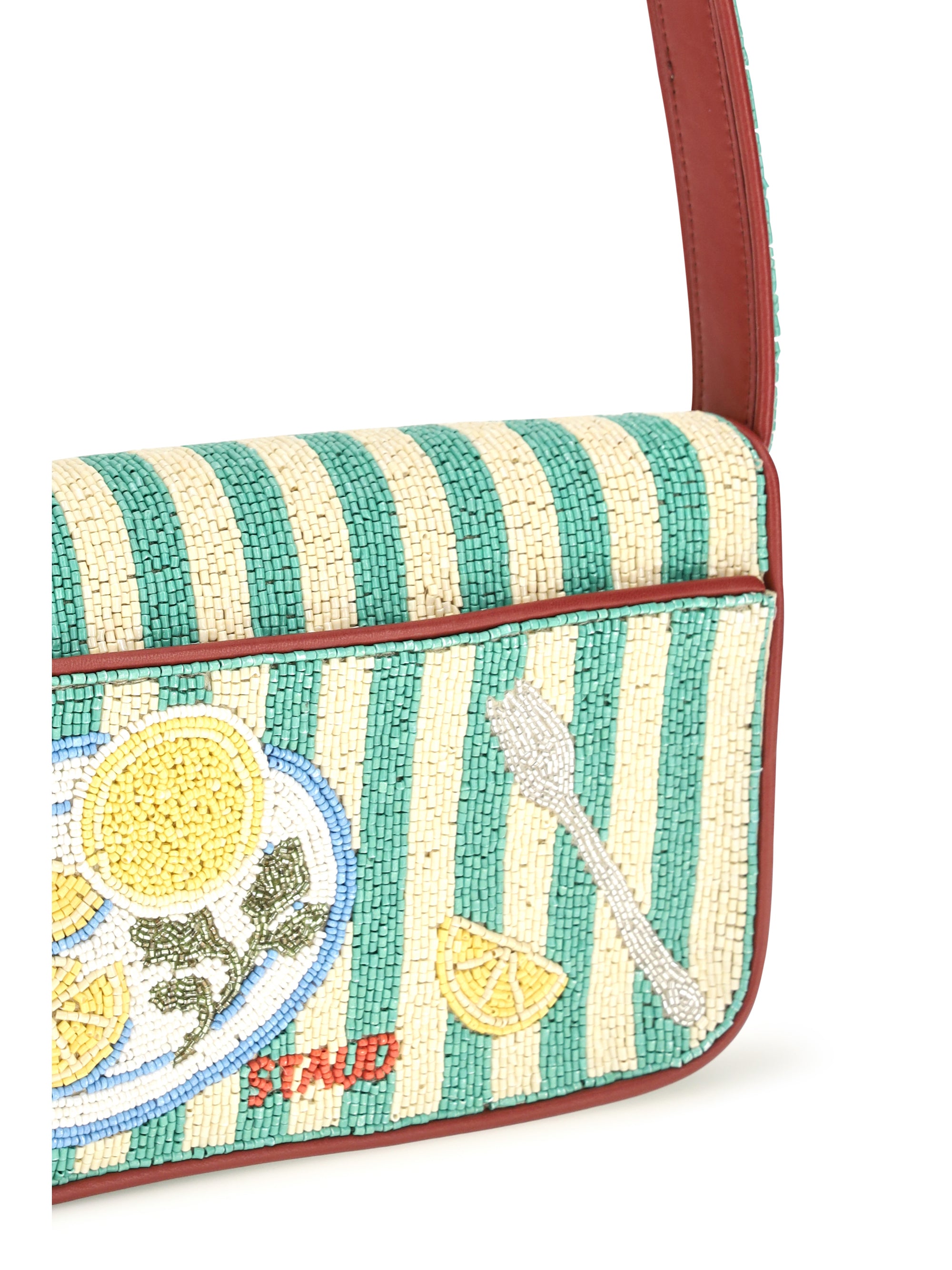 tommy beaded shoulder bag