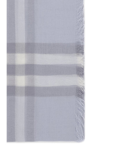 BURBERRY OS wool check wide scarf