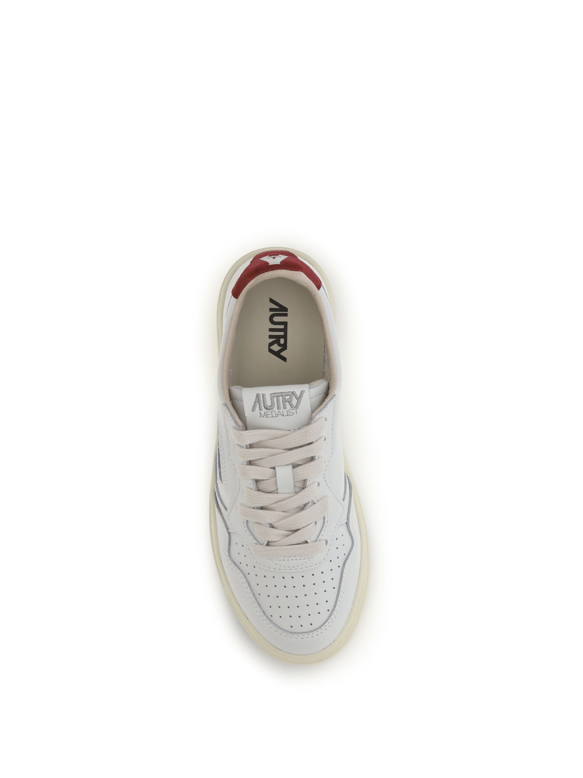 medalist low leather sneakers