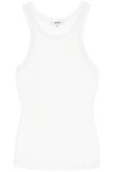 "ribbed sleeveless top b