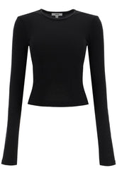 fitted long-sleeved top by