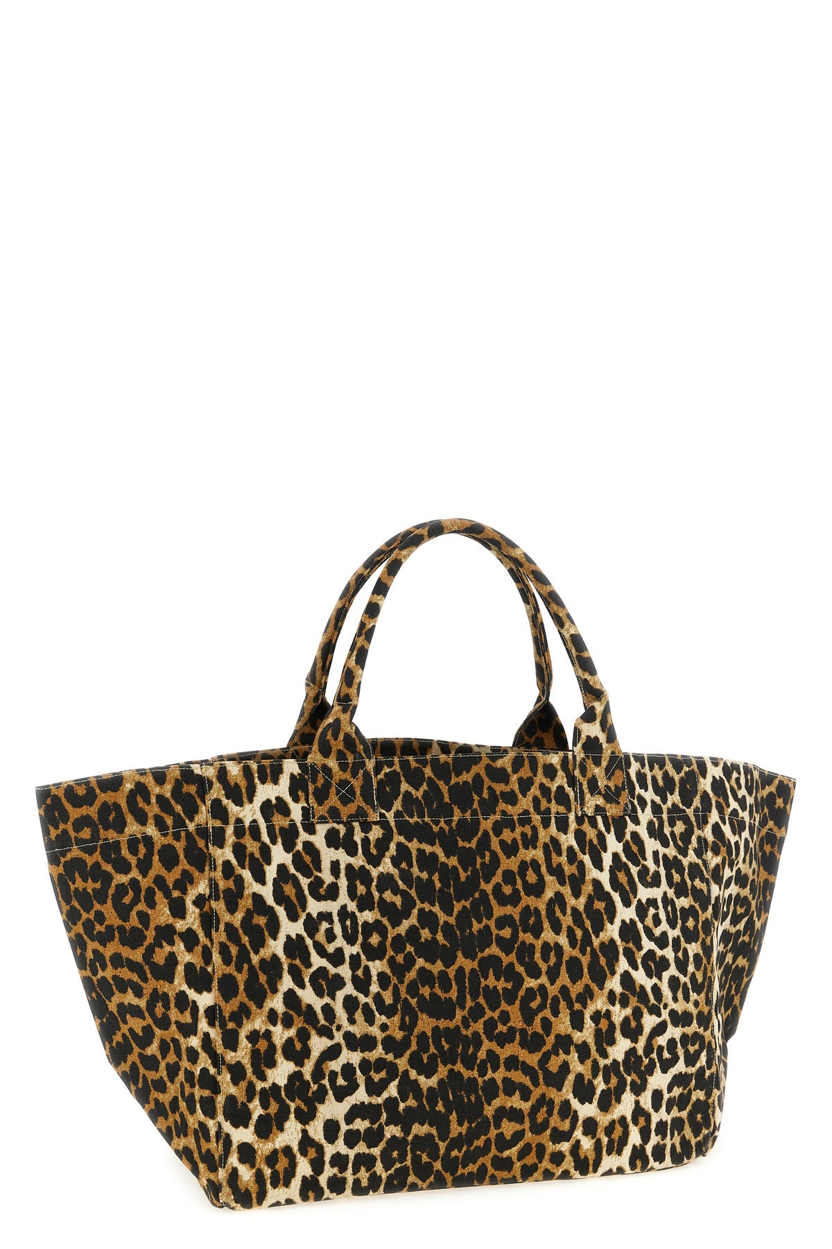 the ganni leopard xxl tote bag sets new standards for everyday accessories thr