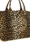 the ganni leopard xxl tote bag sets new standards for everyday accessories thr
