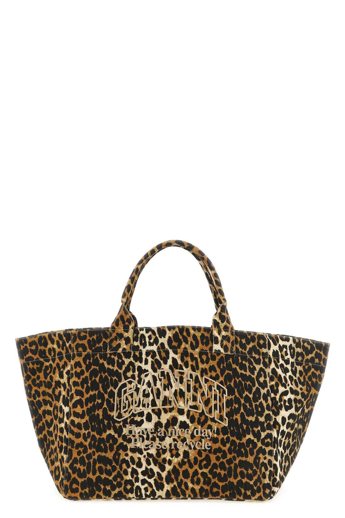 GANNI OS the ganni leopard xxl tote bag sets new standards for everyday accessories thr