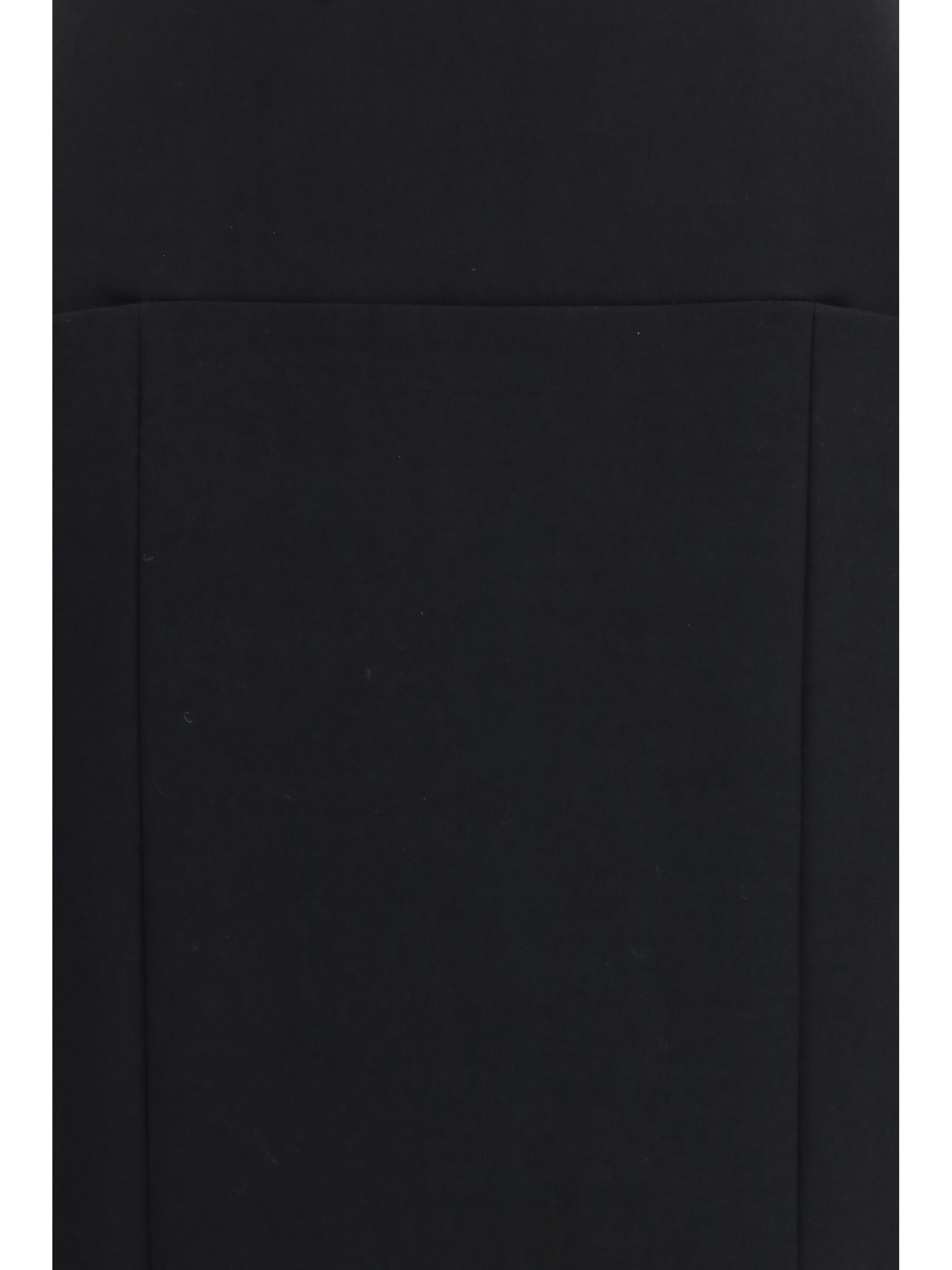 wool column skirt