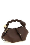 bou mini handbag in leather and leather-effect fabric
