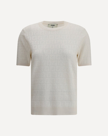 Fendi Knit T-shirt White