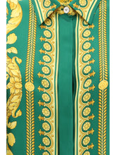 VERSACE 44 printed silk shirt 