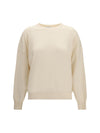 cashmere sweater with monili chain