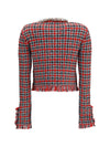 cotton and wool blend bouclé jacket