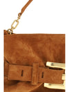 medium anthem bag in suede calfskin