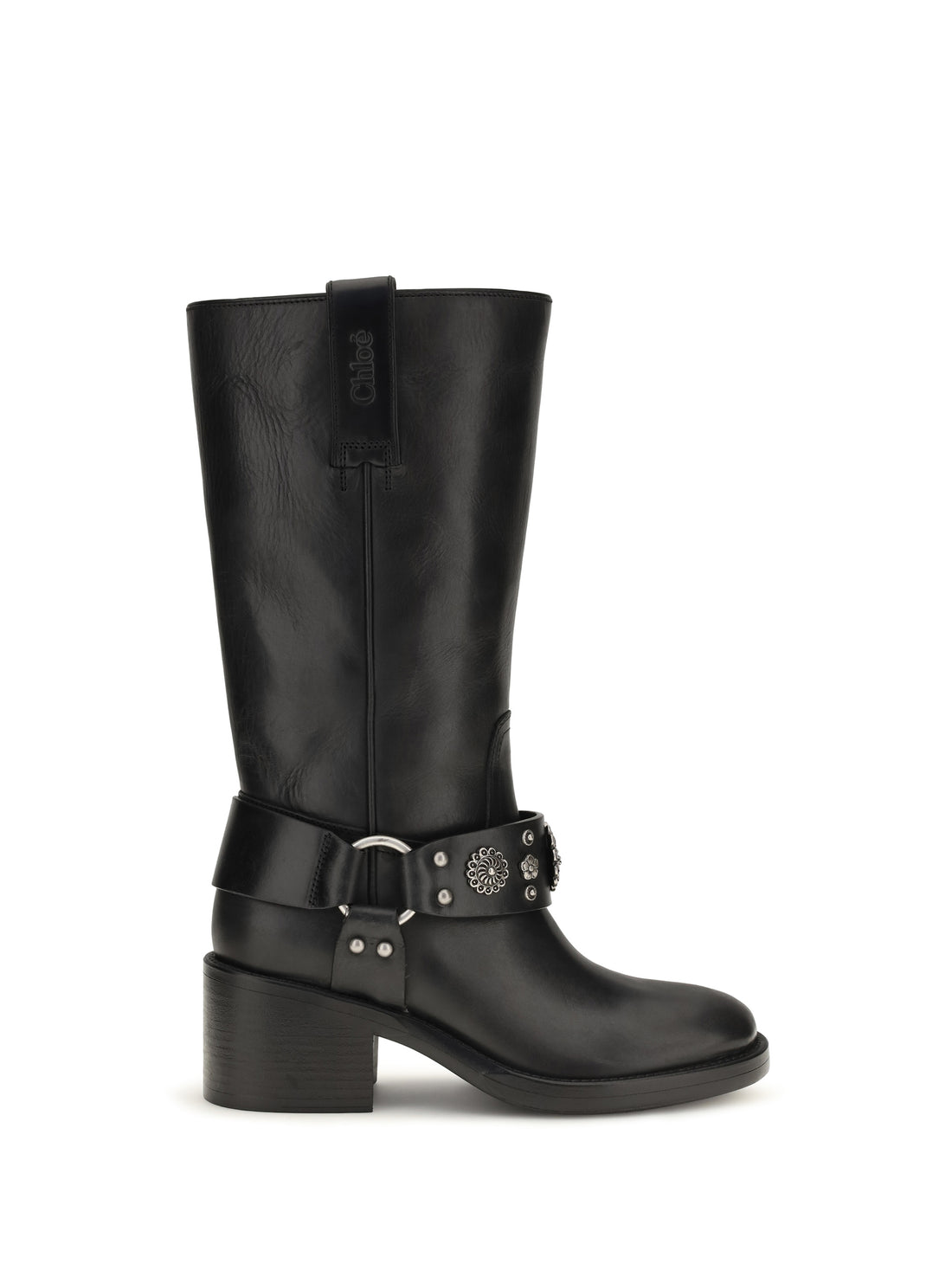 CHLOÉ 36 dakota buckle knee-high boots
