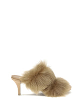 PEDRO GARCIA 37 fur-trimmed mules sandals