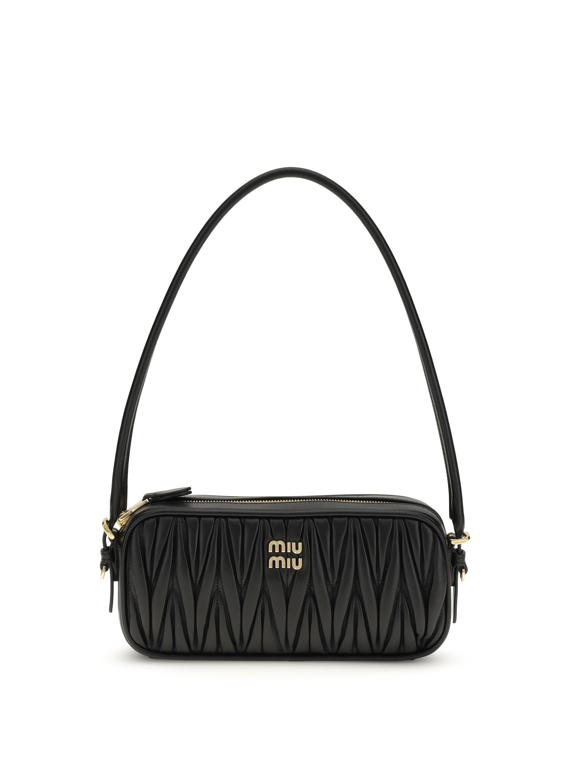 MIU MIU OS leather shoulder bag