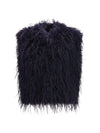 eco mongolia faux fur vest