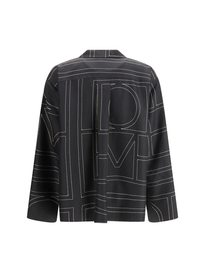 TOTEME 34 silk-twill top