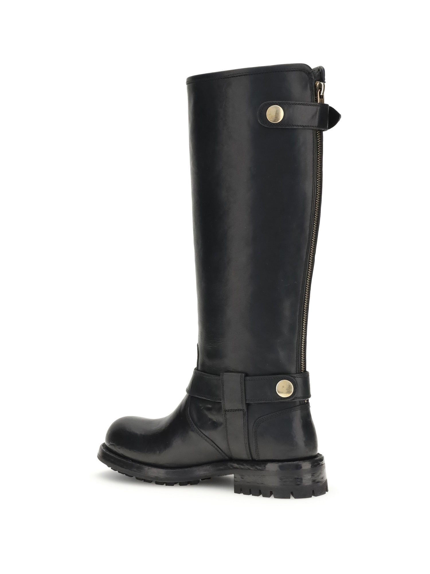 DOLCE &amp; GABBANA 36 leather biker 