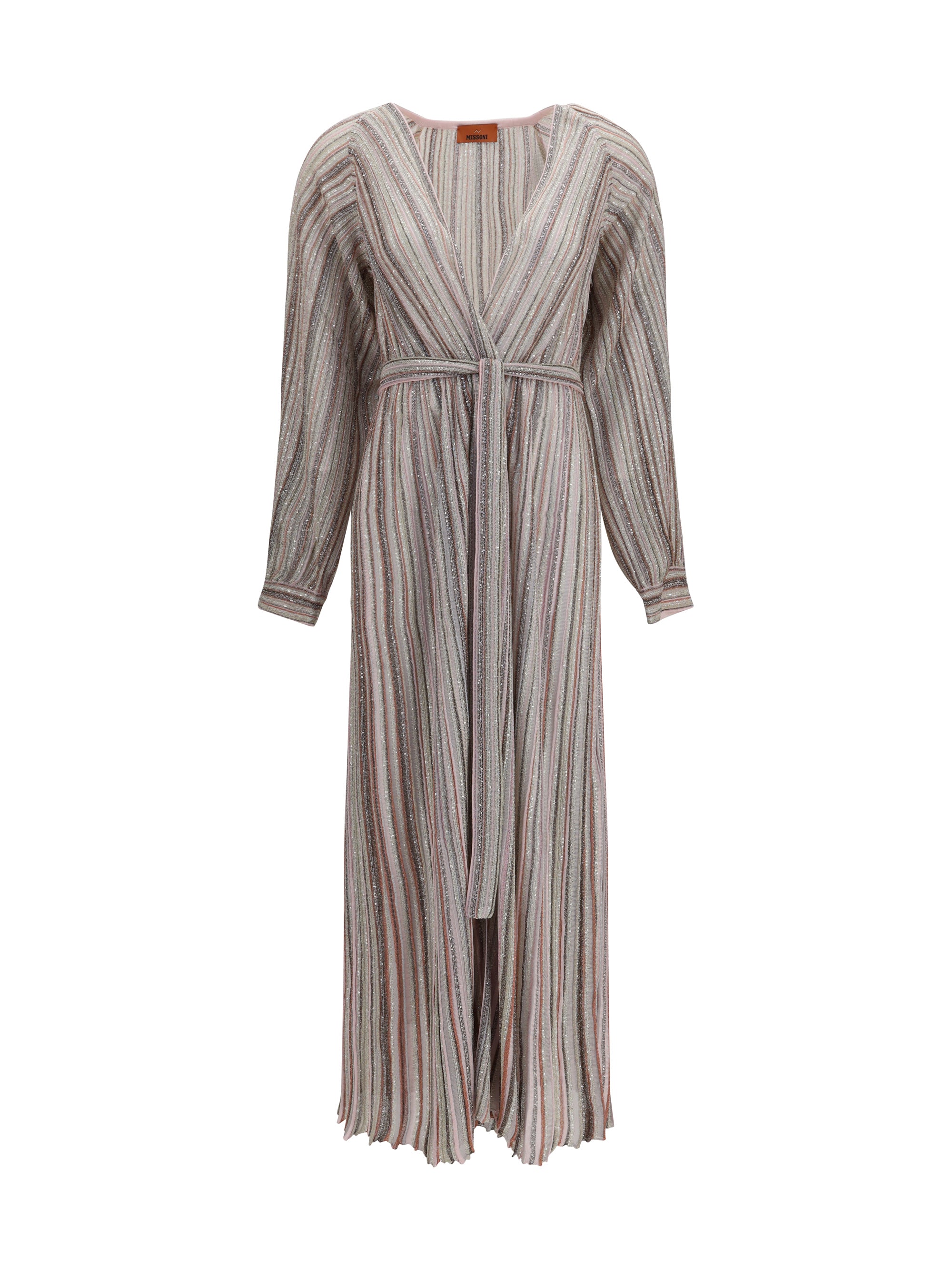 long sequin cardigan dress