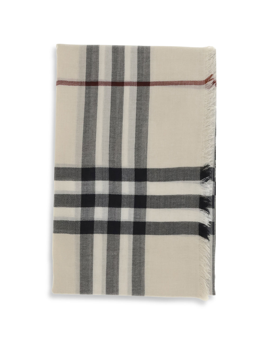 BURBERRY OS giant check scarf