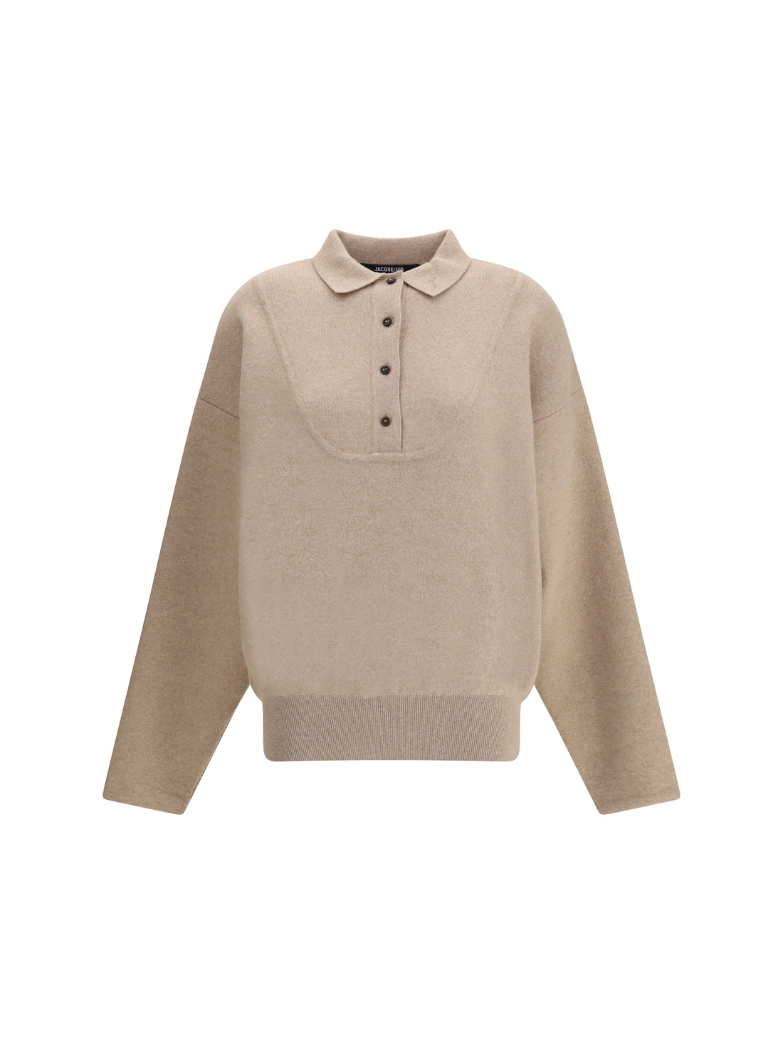 JACQUEMUS 34 polo sweater la maille vareuse pallone