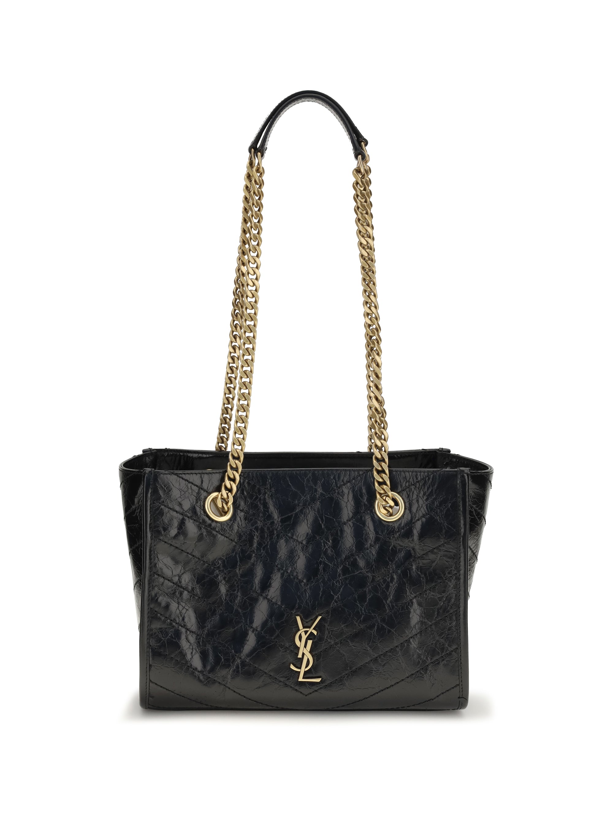 small niki leather tote bag
