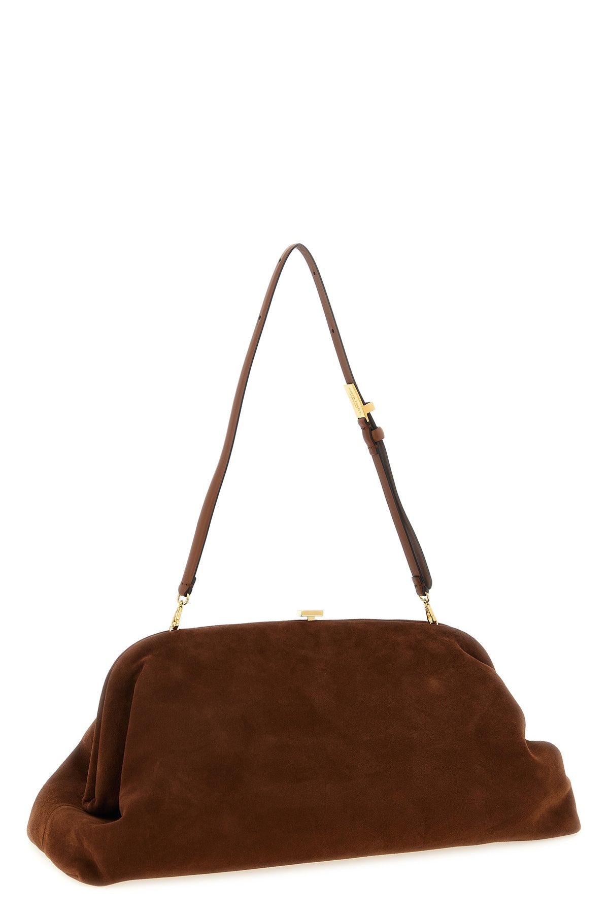 maxi suede pouch