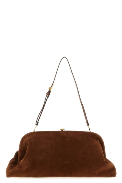 maxi suede pouch