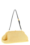 maxi woven raffia pouch