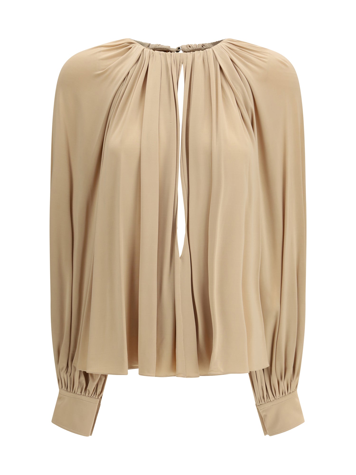 FERRAGAMO 42 open-back blouse 