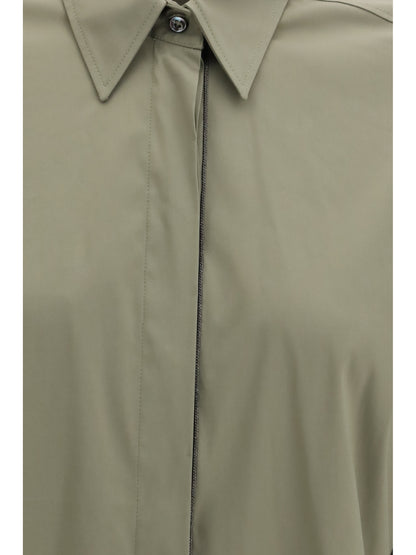 BRUNELLO CUCINELLI L shiny monili shirt