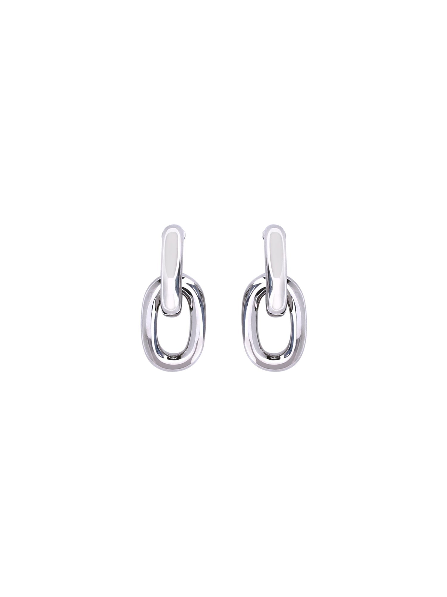 RABANNE OS double xl link earrings