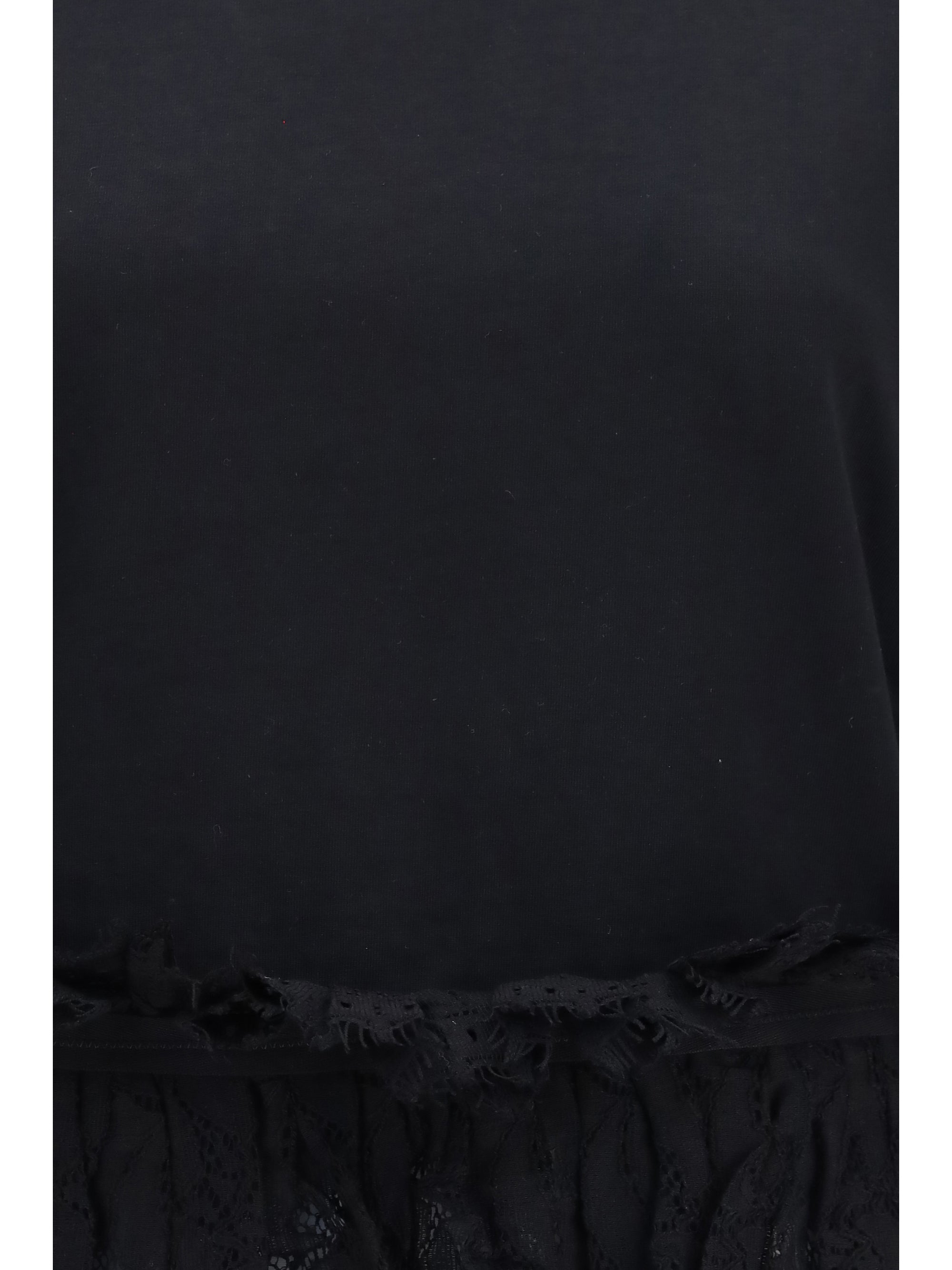 lace ruffle t-shirt