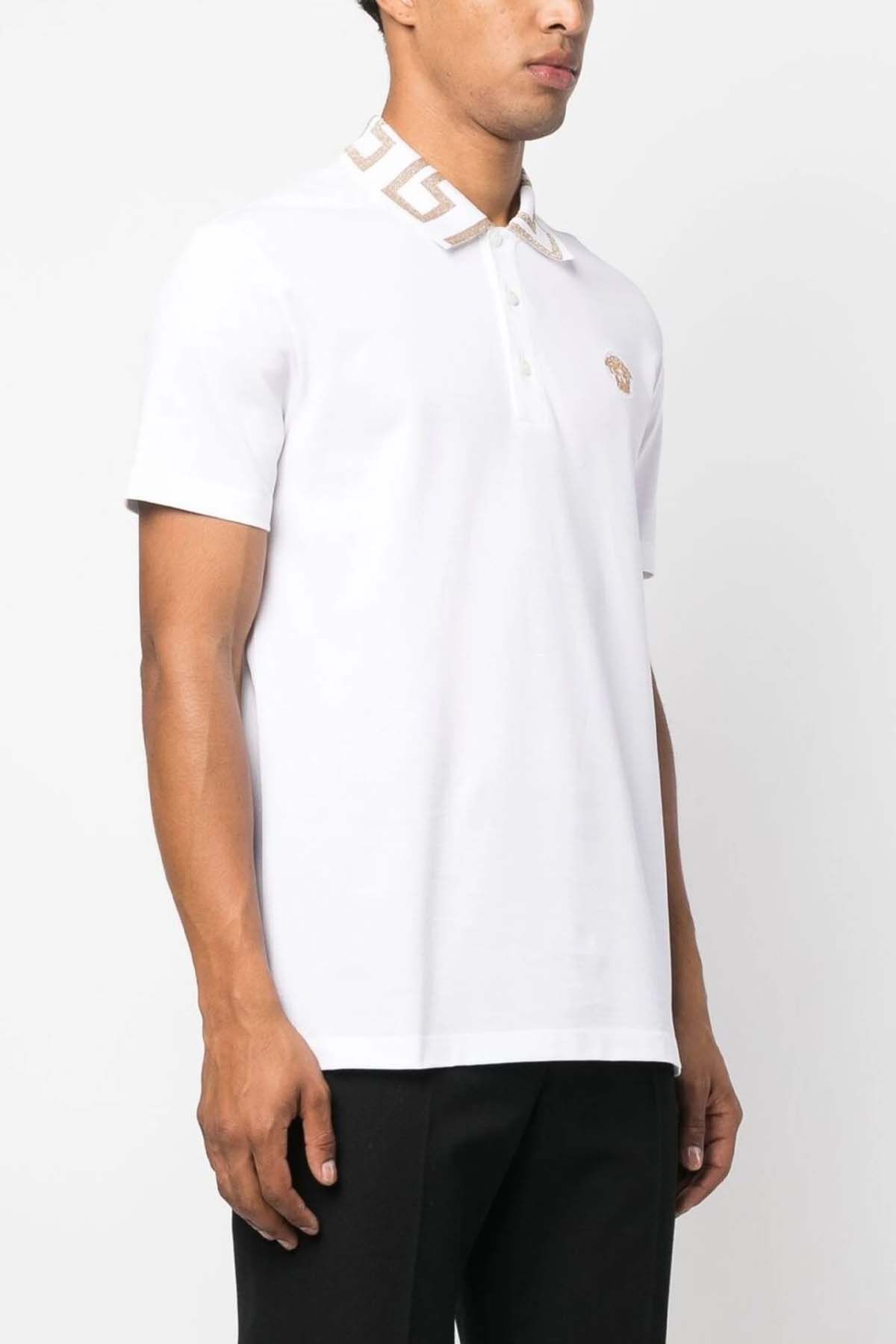 piqué cotton polo shirt