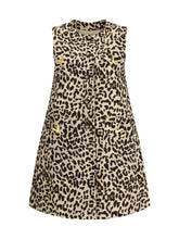 VALENTINO 40 leopard-print long vest