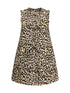 VALENTINO 40 leopard-print long vest
